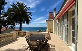 Palmeraie - Magnifique Appartement D'Epoque Avec Vue Mer 4 Personnes Avec Terrasse Le Port Nice